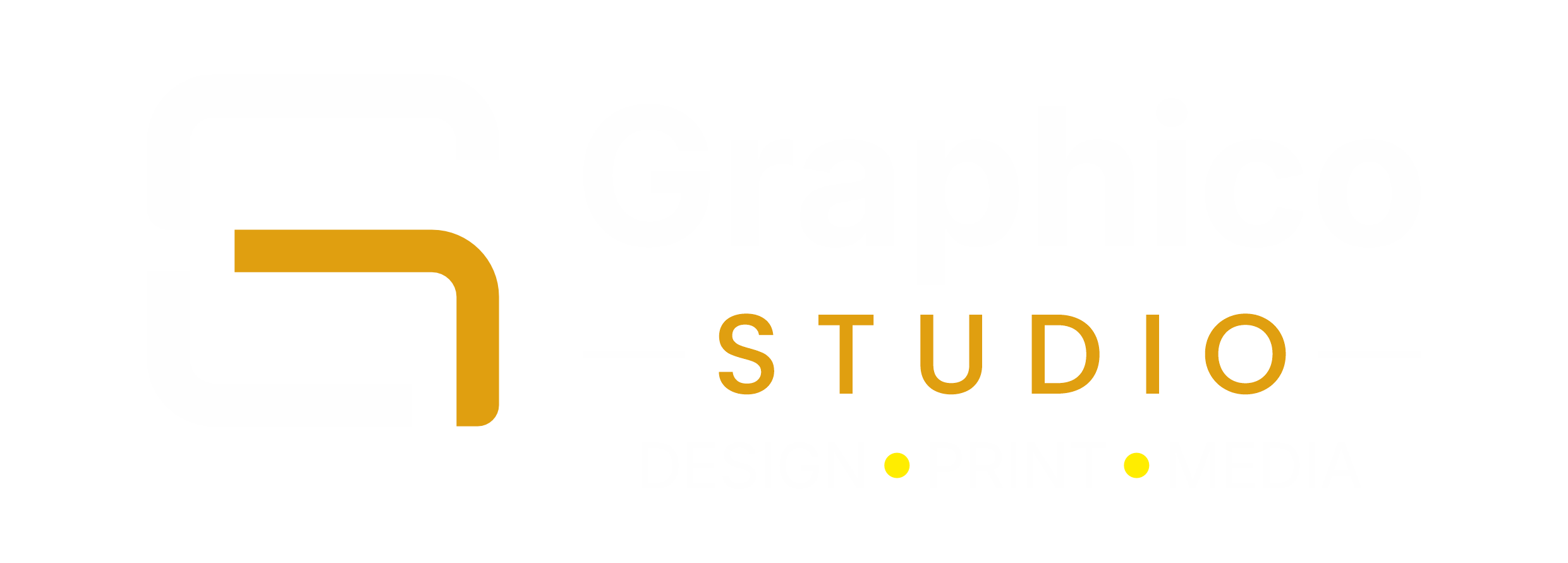 Logo White & Gold PNG